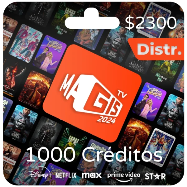 MagisTv 1000 Creditos