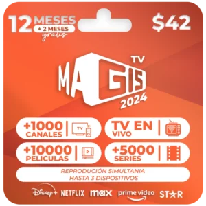 Magis Tv 12 Meses version 2024