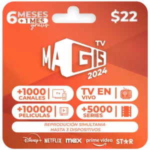 Magis Tv 6 Meses version 2024