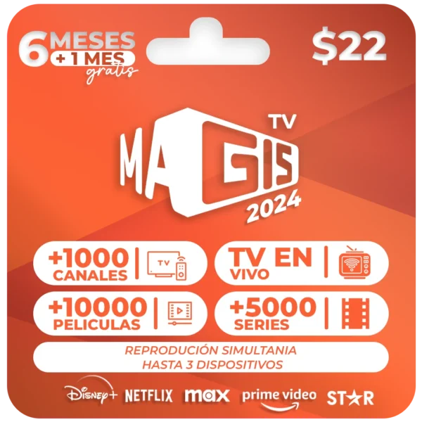 Magis Tv 6 Meses version 2024